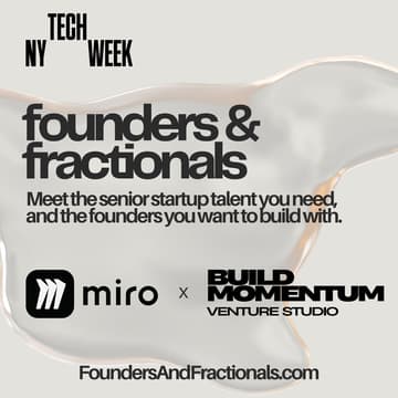 Cover Image for Founders & Fractionals: Top startup, meet the best talent - #NYTechWeek