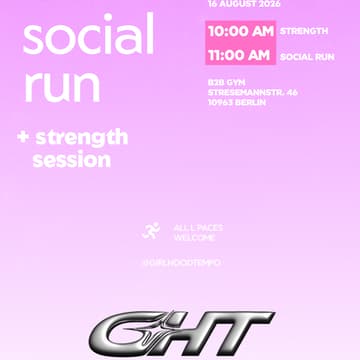Cover Image for Flinta* SOCIAL RUN + strenght session