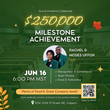 Cover Image for 🎉 SMD RACHEL AND MOSES UFFOR $250,000 Celebration