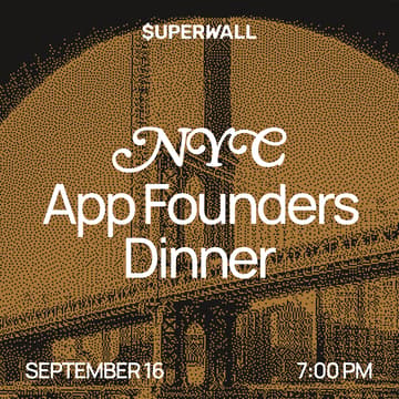 Cover Image for App Founders Dinner – NYC