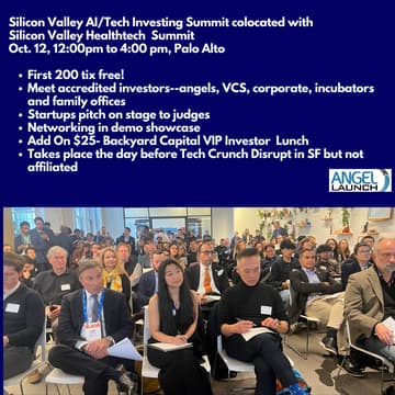 Cover Image for Silicon Valley Healthtech Summit---Attend or Pitch