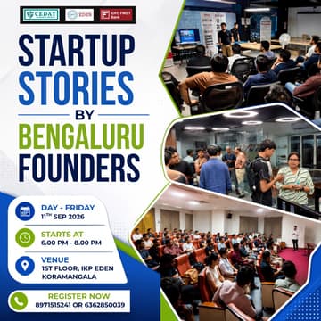 Cover Image for Startup Stories by Bengaluru Founders