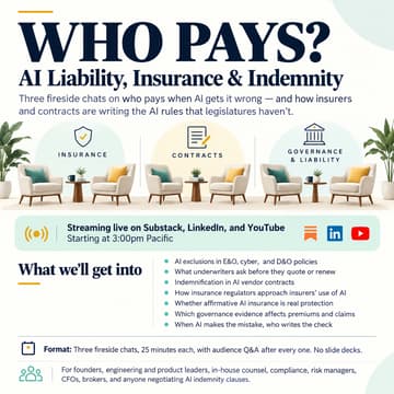 Cover Image for AI Governance (In Person + Online): Insurance, Insurers, and Indemnification