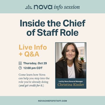Cover Image for Executive Assistants & Aspiring Chiefs of Staff: Step Into the Role You’re Already Doing (and Get Credit for It)