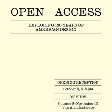 Cover Image for Open Access: Exhibition Reception