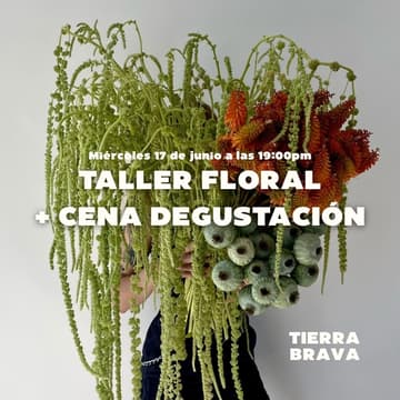 Cover Image for Taller floral + cena gourmet