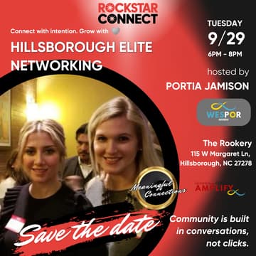 Cover Image for Free Hillsborough Elite Rockstar Connect Networking Event (September)
