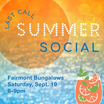 Cover Image for ☀️ End of Summer Mixer at the Fairmont Miramar 🍹