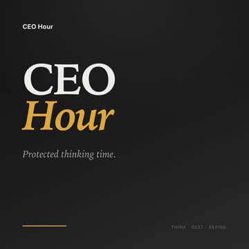 Cover Image for CEO Hour