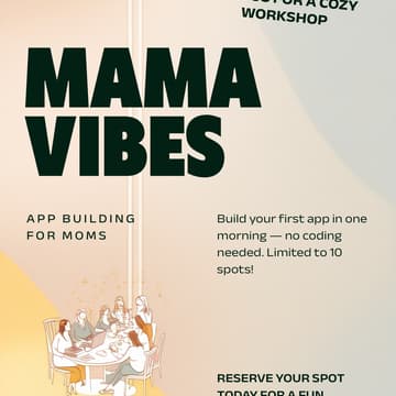 Cover Image for Mama Vibes Zurich — Your first app in one morning (no coding needed)
