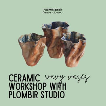 Cover Image for BRUSSELS | Ceramics Workshop with Studio Plombir: Wavy Vases