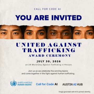 Cover Image for AI Against Trafficking: Awards & Networking