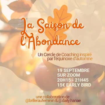 Cover Image for La Saison de l'abondance - Cercle de Coaching