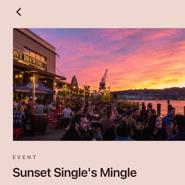 Cover Image for Sunset Singles' Mingle