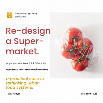 Cover Image for Redesign a supermarket: a practical case to rethinking urban food systems