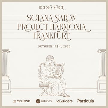 Cover Image for Project Harmonia Frankfurt: Allfunds x Solana Salon
