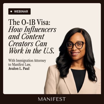Cover Image for The O-1B Visa: How Influencers and Content Creators Can Work in the U.S.