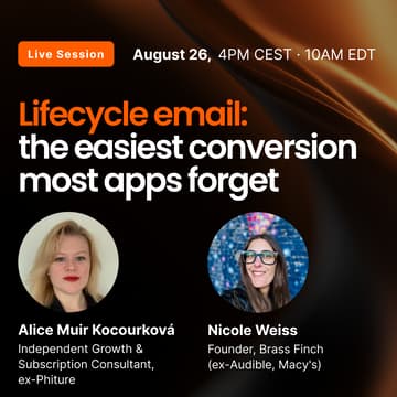 Cover Image for Lifecycle email: the easiest conversion most apps forget