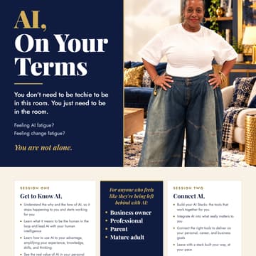 Cover Image for AI, On Your Terms (Session 2)