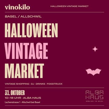 Cover Image for Vinokilo x ALBA HAUS · Halloween Vintage Market · Basel / Allschwil