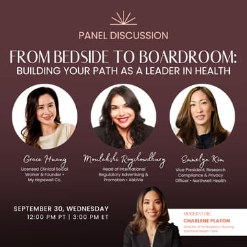 Cover Image for From Bedside to Boardroom: Building Your Path as a Leader in Health