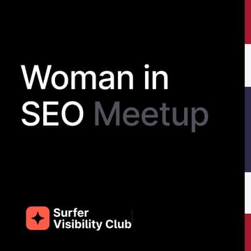 Cover Image for ☀️ Women in SEO: Meetup by Surfer
