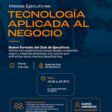 Cover Image for MESAS EJECUTIVAS | AI y Datos aplicada al negocio