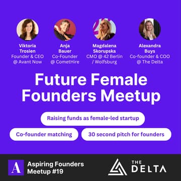 Cover Image for Future Female Founders Meetup (AFM #19)