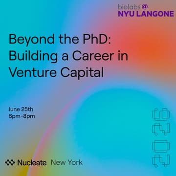 Cover Image for Beyond the PhD: Building a Career in Venture Capital