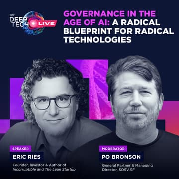Cover Image for Governance in the Age of AI: A Radical Blueprint for Radical Technologies, with Author & Investor Eric Ries (In-Person)