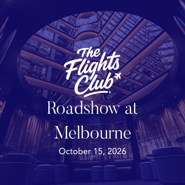 Cover Image for Flights Club Roadshow — MELBOURNE