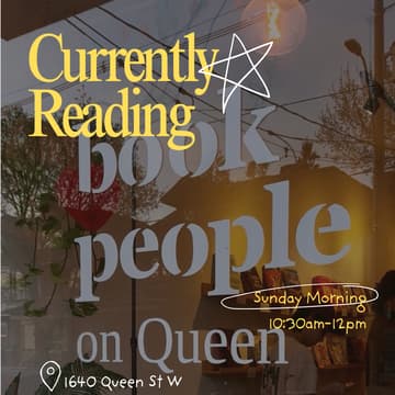 Cover Image for Currently Reading - a Sunday morning mid-book club at Book People