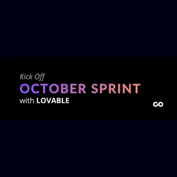 Cover Image for 💥 Kick Off: October Sprint