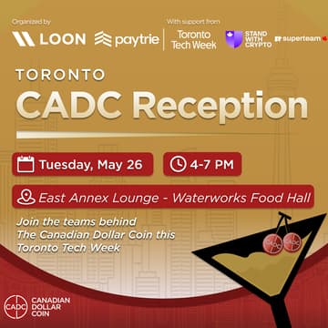 Cover Image for CADC Reception \\ Building Canada's Stablecoin