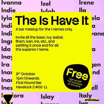 Cover Image for The I's Have It: A meetup for the I names