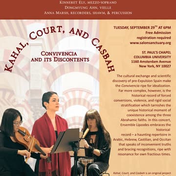 Cover Image for Kahal, Court, and Casbah: Convivencia and its Discontents