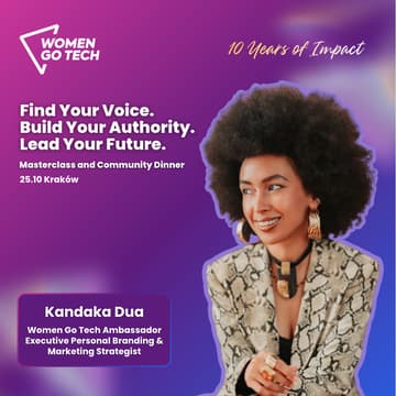 Cover Image for Find Your Voice. Build Your Authority. Lead Your Future. | WOMEN GO TECH 10TH ANNIVERSARY