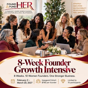 Cover Image for The Founder Forward Experience | Presented by FoundHER & FundHER