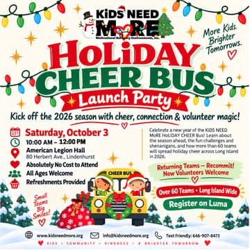 Cover Image for Holiday Cheer Bus Launch Party