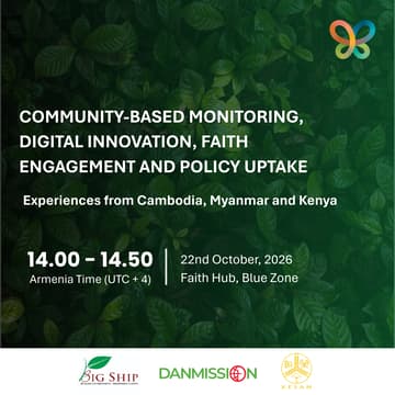 Cover Image for Community-Based Monitoring, Digital Innovation, Faith Engagement and Policy Uptake - Cambodia, Myanmar and Kenya