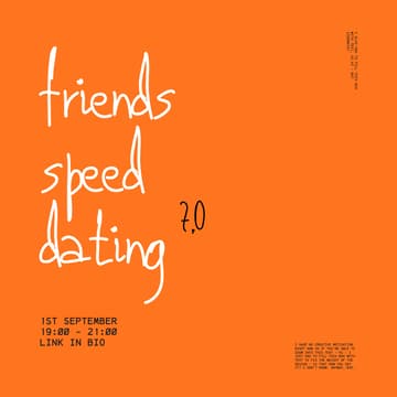 Cover Image for Warsaw Creative Club: Friends Speed Dating