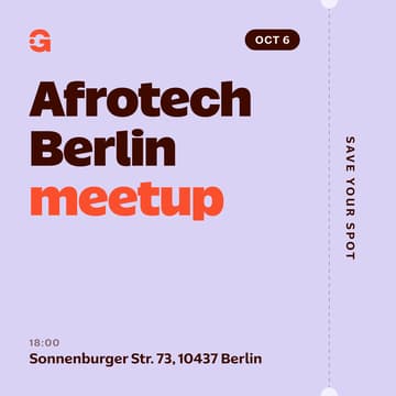 Cover Image for Afrotech Berlin meetup