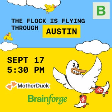 Cover Image for Data, Drinks, & Dives | MotherDuck + Brainforge