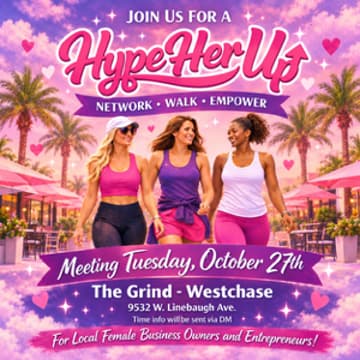 Cover Image for Hype Her Up Walk + Networking