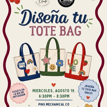Cover Image for 👜 Diseña tu Tote Bag