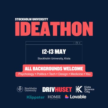 Cover Image for Drivhuset Ideathon at Stockholm University