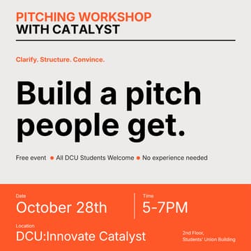 Cover Image for 🎤 Catalyst Pitching Workshop