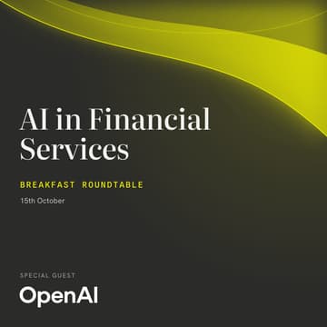 Cover Image for Breakfast with OpenAI - AI in Financial Services
