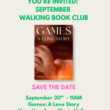 Cover Image for NYC Walking Book Club with Anna Maria Volkova