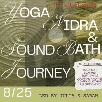 Cover Image for Yoga Nidra & Sound Bath Journey